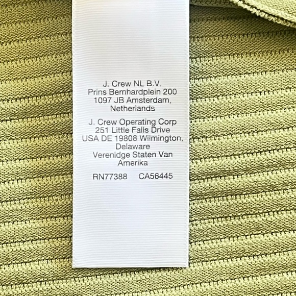 Madewell Women’s Ottoman Ribbed Cropped Tank Top Light Green Size XS - Picture 8 of 8